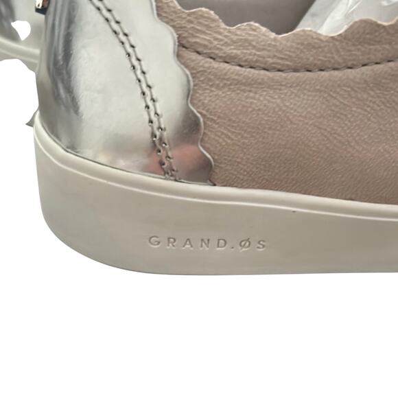 Cole Haan GrandPro Spectator Scalloped Slip-On Sneaker Dove Nubuck Size 7.5 - Picture 6 of 10